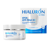 HIALURON ACTIVE Крем для лица 30+ интенсивное увлажнение свежесть  48 г   (BelKosmex)