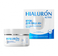HIALURON ACTIVE Крем для лица 40+ интенсивное увлажнение · лифтинг 48 г    (BelKosmex)