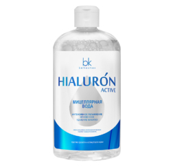 HIALURON ACTIVE  Мицеллярная вода интенсивное увлажнение · мгновенное удаление макияжа  500 мл. (BelKosmex)